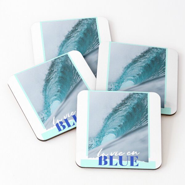 Aperçu de l'œuvre La Vie en Blue Wave créée et vendue par SobaWaveStudio.