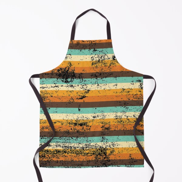 Item preview, Retro Coloured Distressed Stripey Pattern Design designed and sold by RhubarbMyrtle.