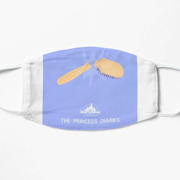 princess diaries minimal print Flat Mask