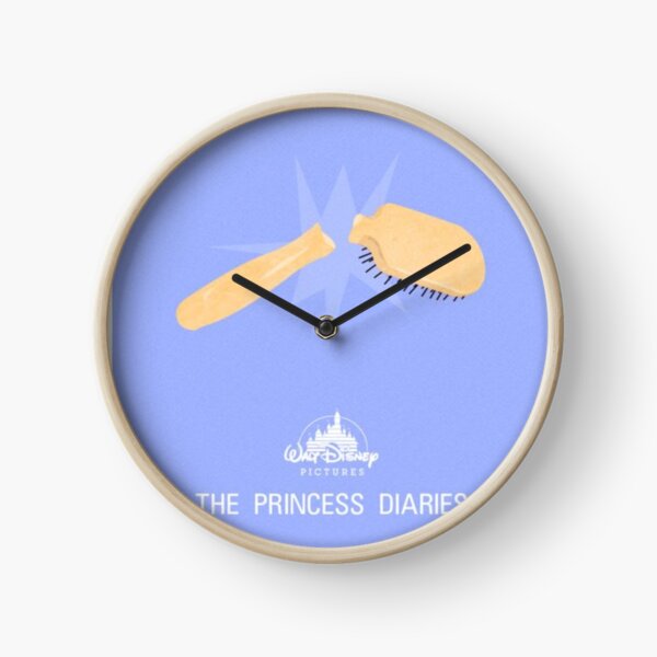 princess diaries minimal print Clock