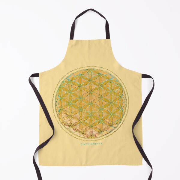 Item preview, flower of life bright green gold designed and sold by filippobassano.