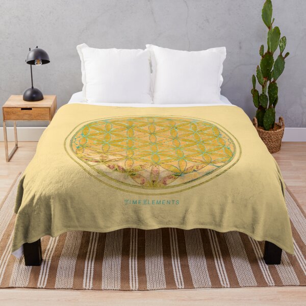 Item preview, flower of life bright green gold designed and sold by filippobassano.