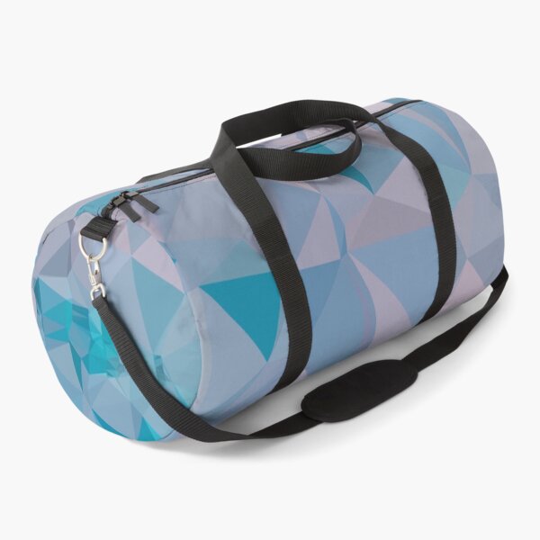 Item preview, geometric triangle pattern abstract in pink and blue designed and sold by Mrvell.