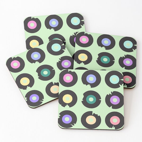 Item preview, Like a Broken Record Green designed and sold by Cassie McKnight.