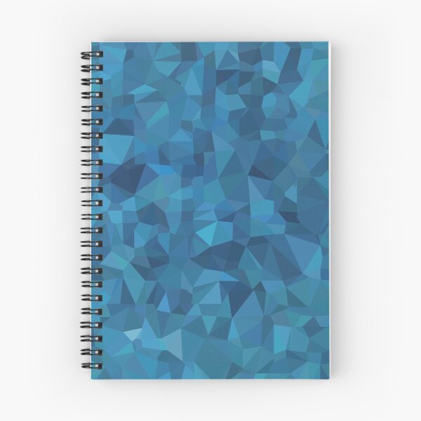 Item preview, geometric triangle shape pattern abstract in blue designed and sold by Mrvell.