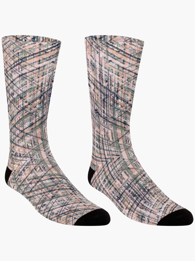 Thumbnail 3 of 5, Socks, Straight lines designed and sold by FunkyPattern.