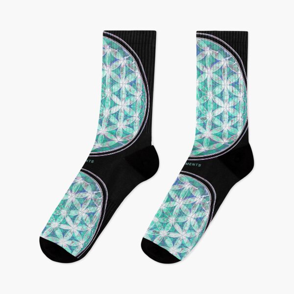 Item preview, flower of life bright green blue d designed and sold by filippobassano.