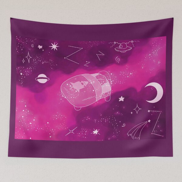 Item preview, A nap among the stars (pink) designed and sold by Tropiconcombre.