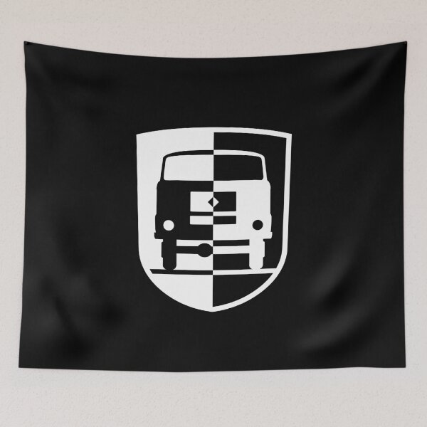 Item preview, IFA Ludwigsfelde coat of arms (white) designed and sold by VEB Ostladen.