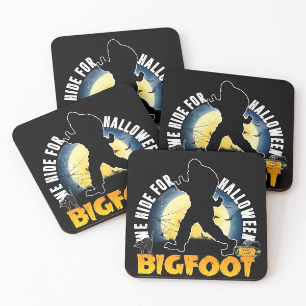 Item preview, Bigfoot we hide for halloween t-shirt designed and sold by TopDesignArt.