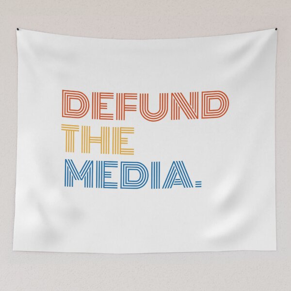 Item preview, defund the media designed and sold by benkaza01.