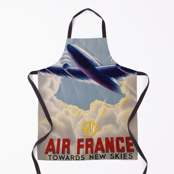 Item preview, Air France Towards New Skies Vintage Airplane Travel Advertisement designed and sold by vintagerepros.