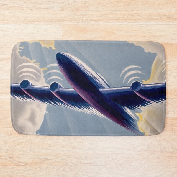 Item preview, Air France Towards New Skies Vintage Airplane Travel Advertisement designed and sold by vintagerepros.