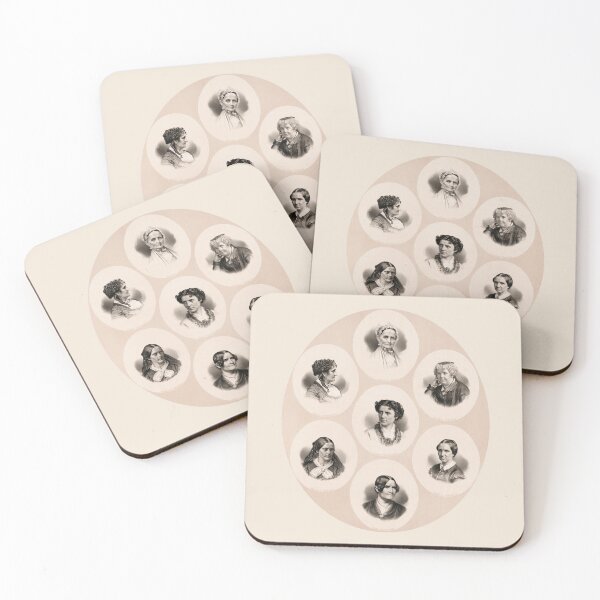 Item preview, Prominent Figures Of The Suffrage Movement - Circa 1870 designed and sold by warishellstore.