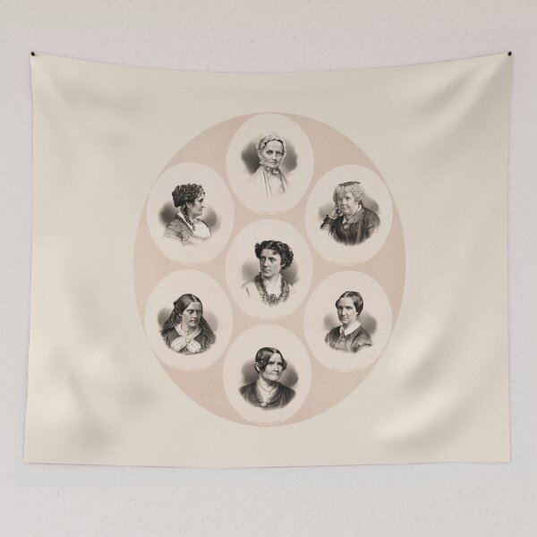 Item preview, Prominent Figures Of The Suffrage Movement - Circa 1870 designed and sold by warishellstore.