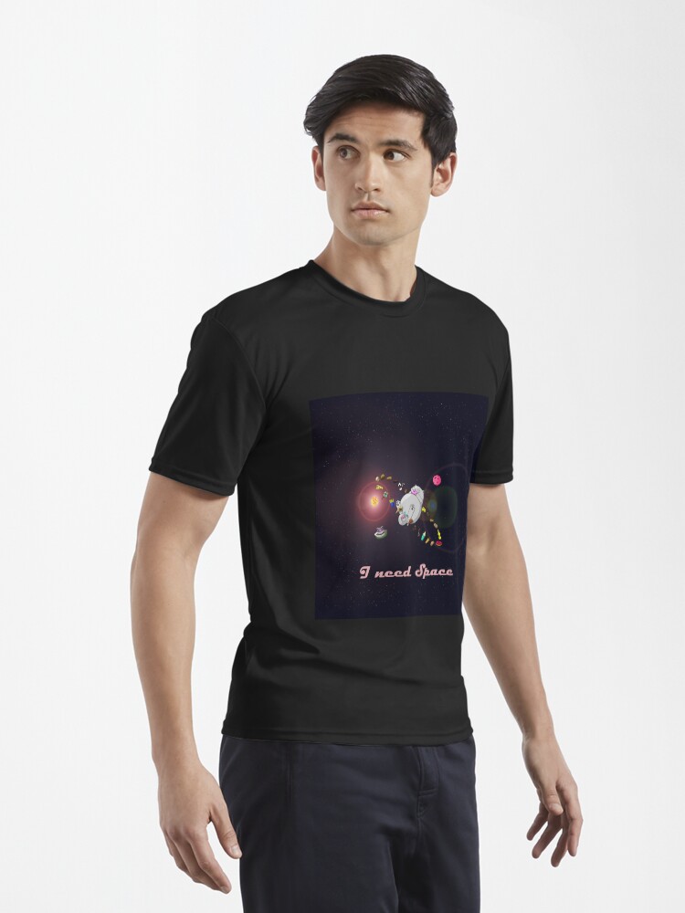 Thumbnail 3 von 7, Funktionsshirt, Caturn - I need Space designt und verkauft von Boxcats.