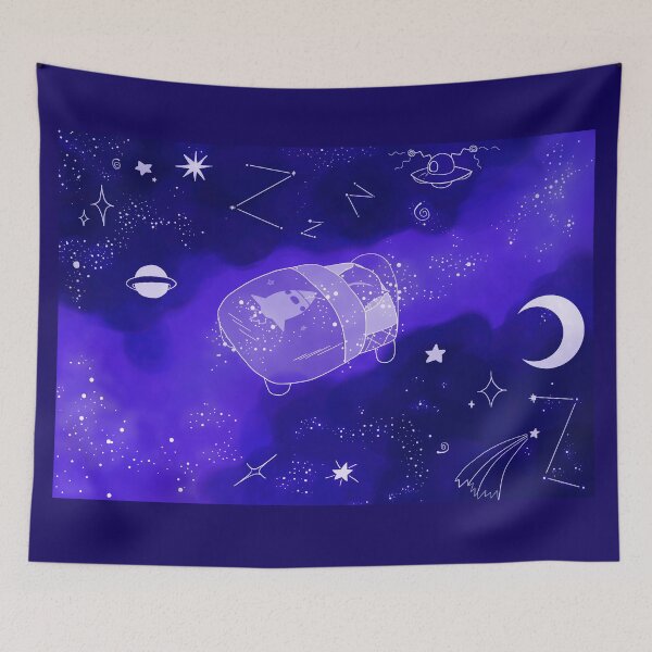 Item preview, A nap among the stars (blue) designed and sold by Tropiconcombre.