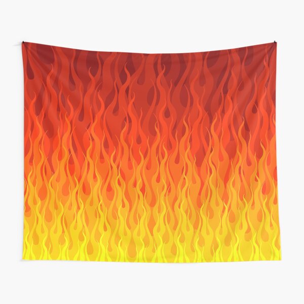 Item preview, Red Orange Yellow Burning Flames and Fire designed and sold by MariCG.