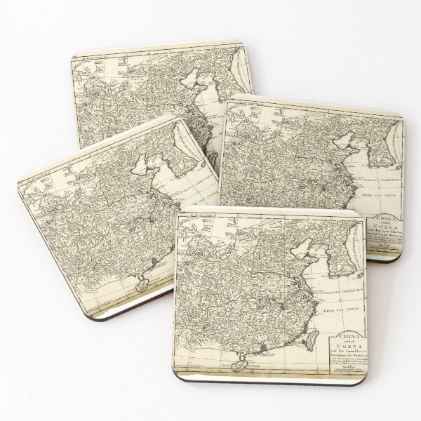 Item preview, Map of China and Korea (1708-1717) designed and sold by allhistory.