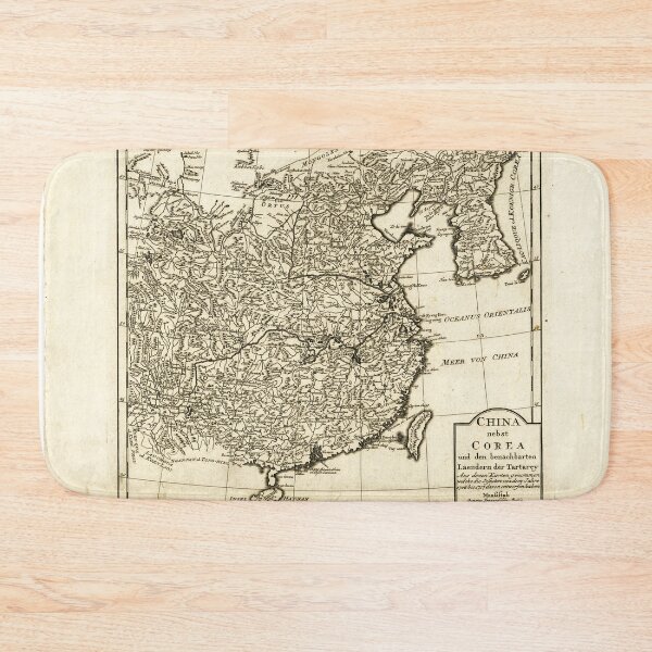 Item preview, Map of China and Korea (1708-1717) designed and sold by allhistory.