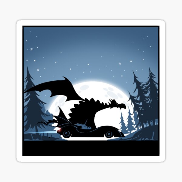 Batdragon and Doncicorn! Sticker
