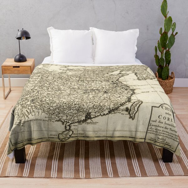 Item preview, Map of China and Korea (1708-1717) designed and sold by allhistory.