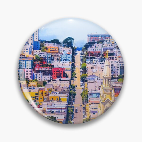 Item preview, city view at San Francisco, USA,with blue sky designed and sold by Mrvell.