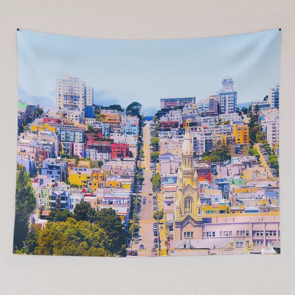 Item preview, city view at San Francisco, USA,with blue sky designed and sold by Mrvell.