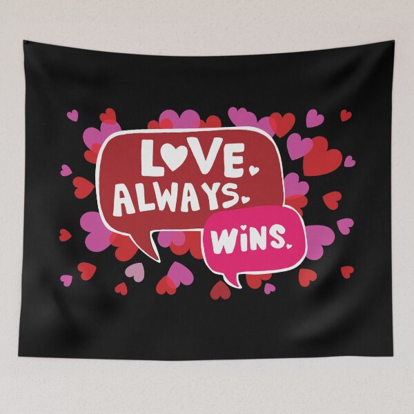 Item preview, Love Always Wins designed and sold by WinYourWords.