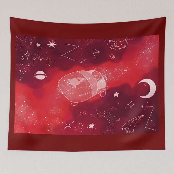 Item preview, A nap among the stars (red) designed and sold by Tropiconcombre.