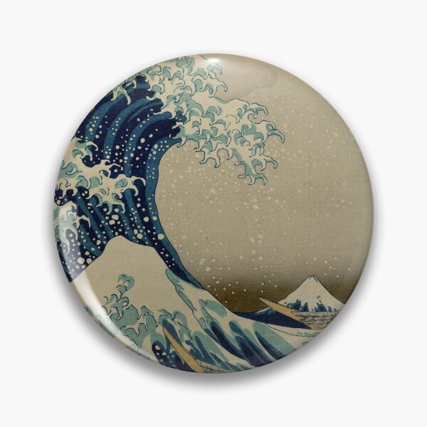 Item preview, The Great Wave Kanagawa Oki Nami Ura  designed and sold by vintagerepros.