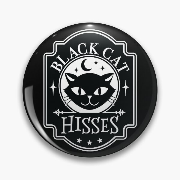 Item preview, Black Cat Hisses Halloween  designed and sold by CompassandCrate.