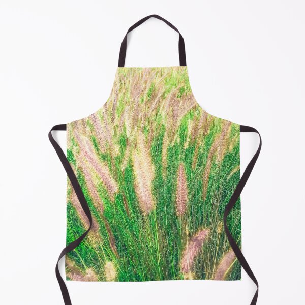 Item preview, closeup green grass field texture abstract with grass flowers designed and sold by Mrvell.
