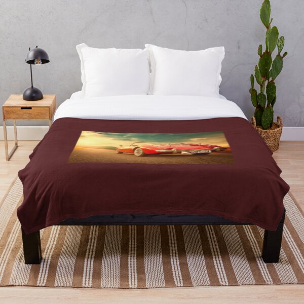 Item preview, Painted Texas Car on Road designed and sold by SolelunaDesigns.