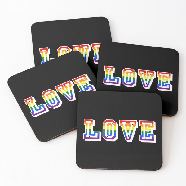 Item preview, Love in rainbow colors designed and sold by GeogDesigns.