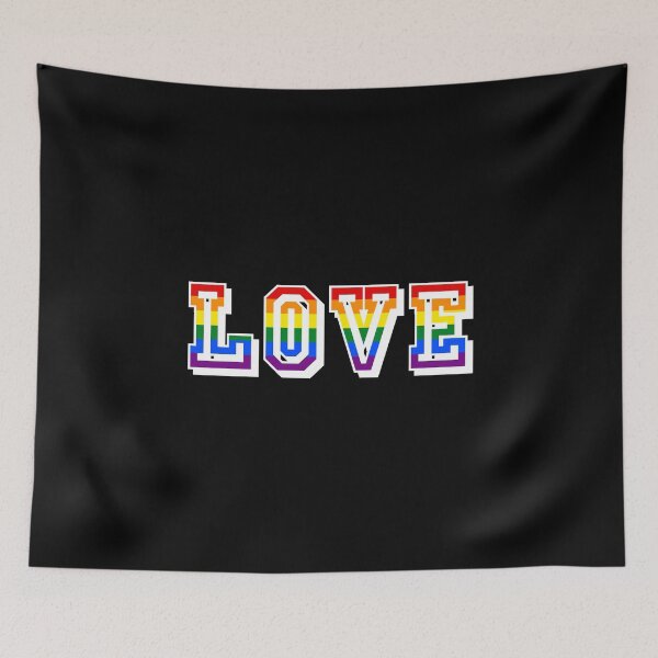 Item preview, Love in rainbow colors designed and sold by GeogDesigns.