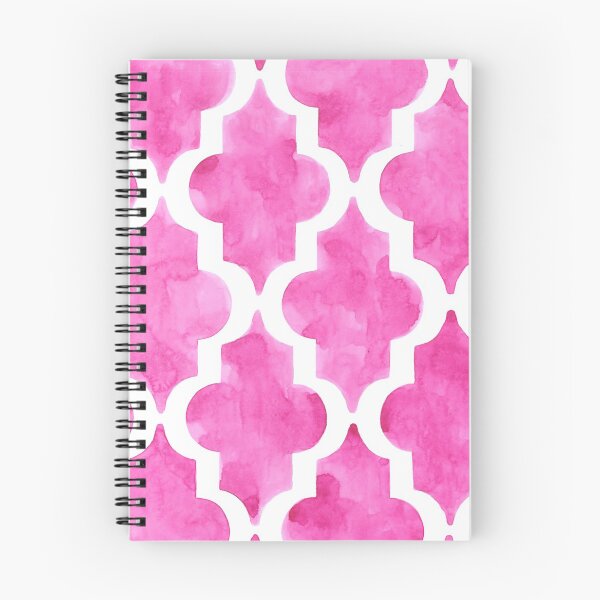 Item preview, Pink Quatrefoil pattern In watercolor  designed and sold by Bonheurem.