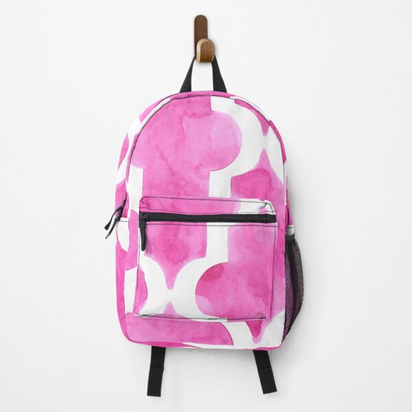 Item preview, Pink Quatrefoil pattern In watercolor designed and sold by Bonheurem.