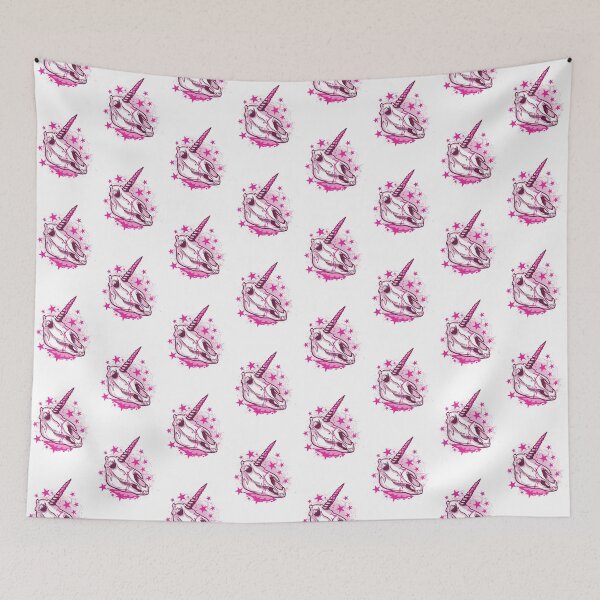 Item preview, Unicorn Skull Pink designed and sold by TheArchangelo.