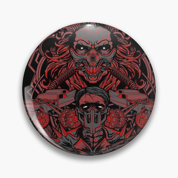 Item preview, HORROR ILLUSTRATED POST APOC ROBOT SKULL designed and sold by HorrorIllustrat.