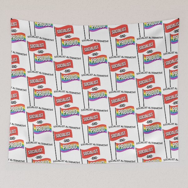 Item preview, Socialist and Proud designed and sold by sabayarea.