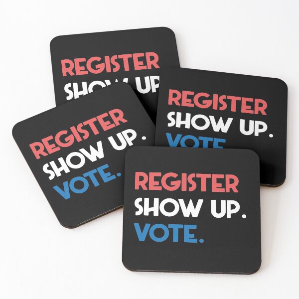Item preview, Register Show Up Vote designed and sold by benkaza01.