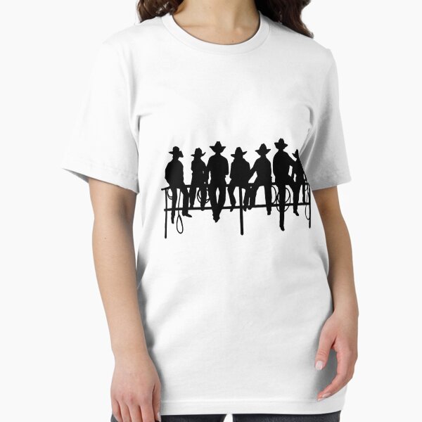 Item preview, Cowboys on wood fence designed and sold by thatstickerguy.