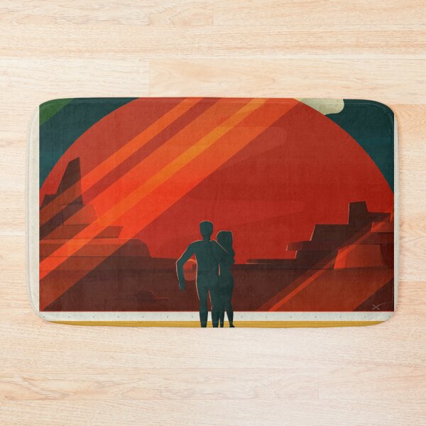 Item preview, Phobos Deimos Mars Travel Advertisement designed and sold by vintagerepros.