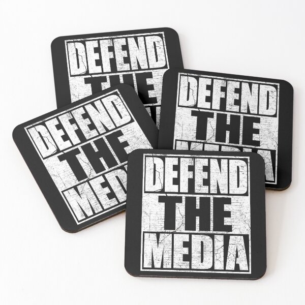 Item preview, DEFEND THE MEDIA RETRO designed and sold by BELASKRI STORE.