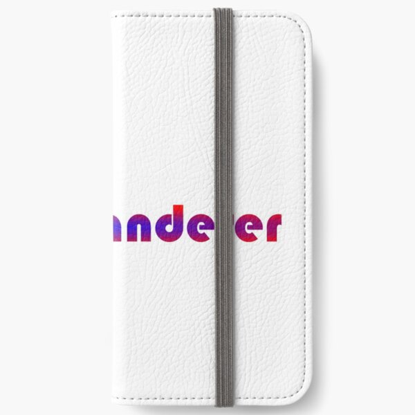 Wifi Wanderer (Red-Blue) iPhone Wallet