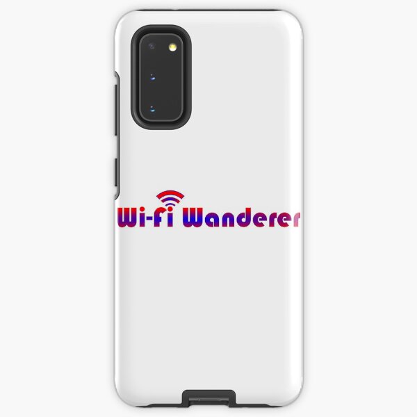 Wifi Wanderer (Red-Blue) Samsung Galaxy Tough Case