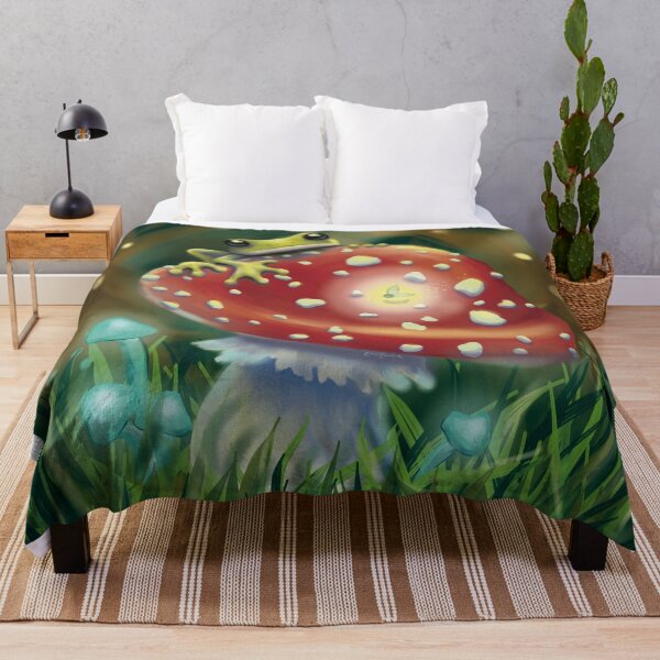 Item preview, Green Frog on a Toadstool designed and sold by KatieSherrard.