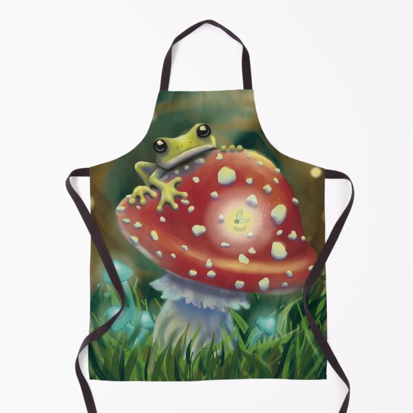 Item preview, Green Frog on a Toadstool designed and sold by KatieSherrard.