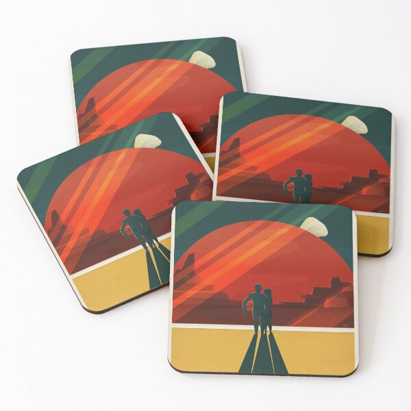 Item preview, Phobos Deimos Mars Travel Advertisement designed and sold by vintagerepros.